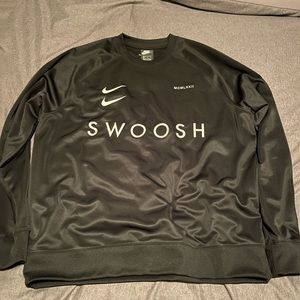 Nike double swoosh crew neck sweater